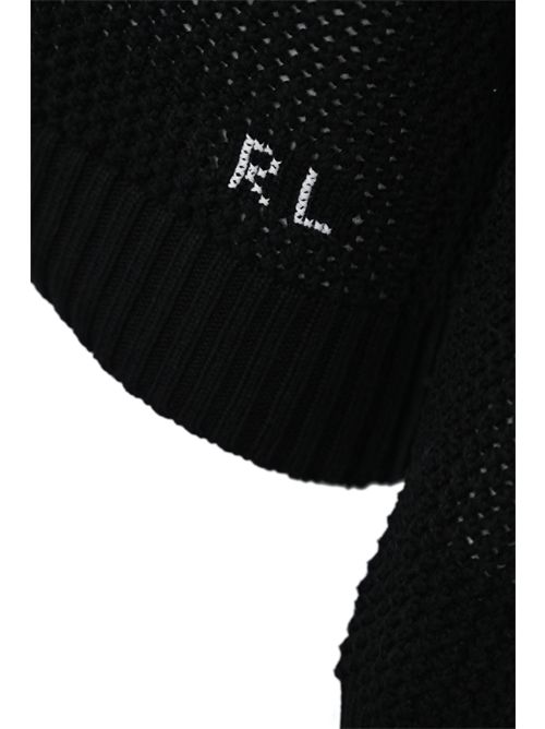 Maglione Polo Bear in cotone nero POLO RALPH LAUREN | 211972112001